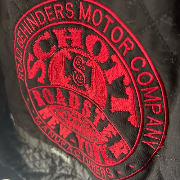 Amazing Vintage Schott Motorcycle Jacket, black leather (size Large) - Picture 5 of 5